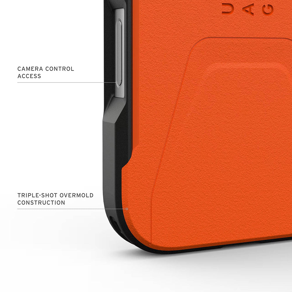 Custodia MagSafe per Apple iPhone 17 Pro, Urban Armor Gear, Civilian, Arancione