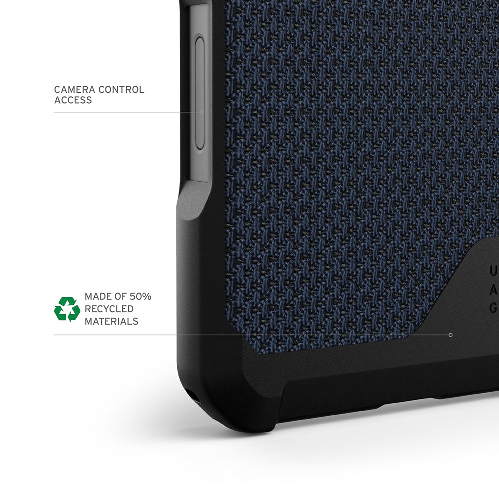 Custodia MagSafe per Apple iPhone 17 Pro, Urban Armor Gear, Metropolis LT Kevlar, Blu marino