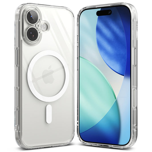 Custodia MagSafe per Apple iPhone 17, Ringke, Fusion, Trasparente