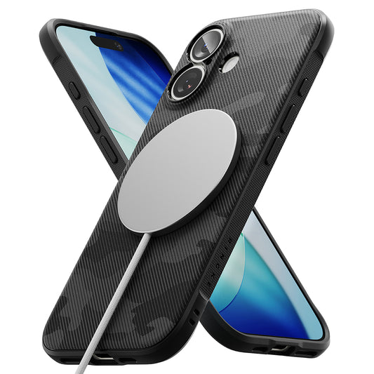 Custodia MagSafe per Apple iPhone 17, Ringke, Onyx, Camuffamento