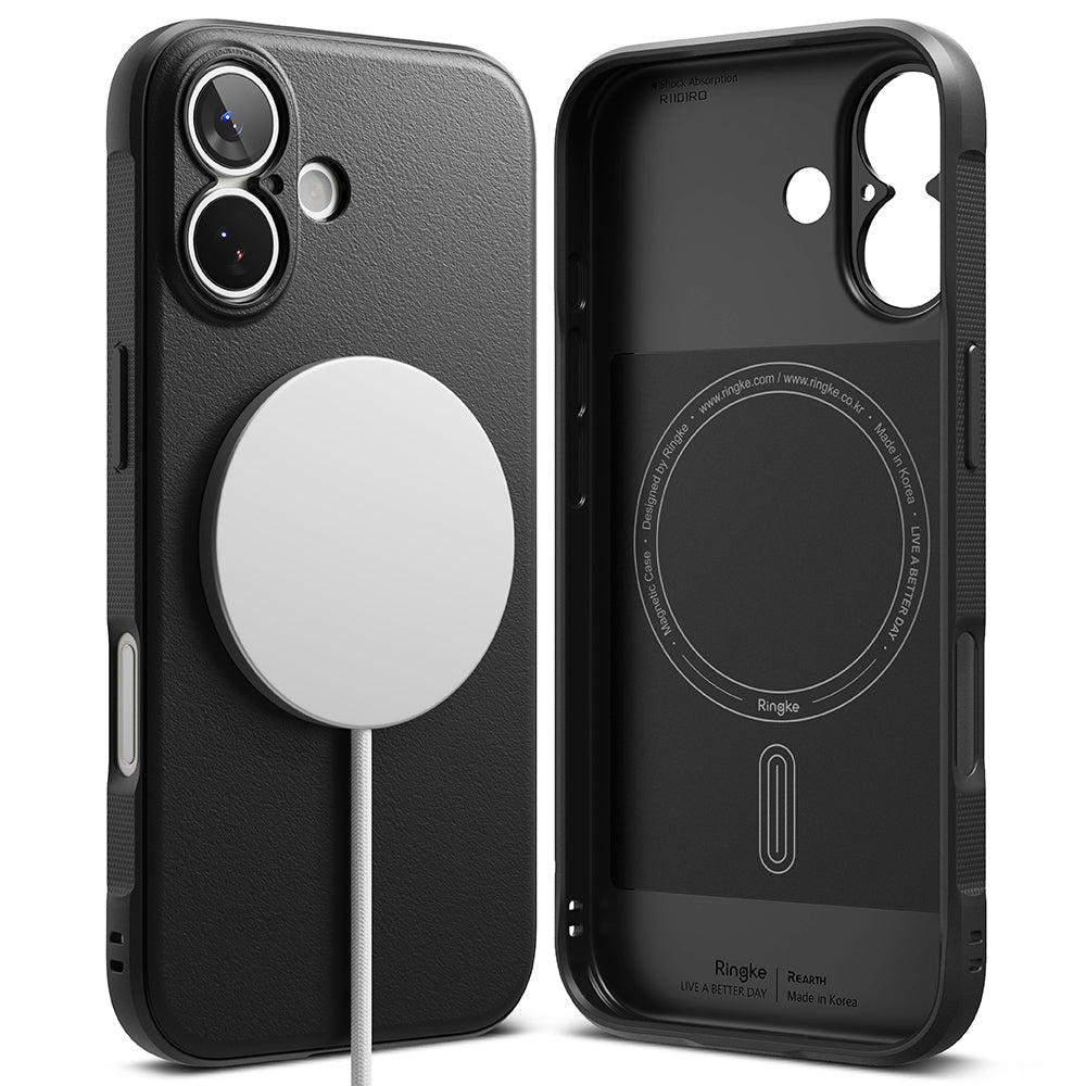 Custodia MagSafe per Apple iPhone 17, Ringke, Onyx, Nera