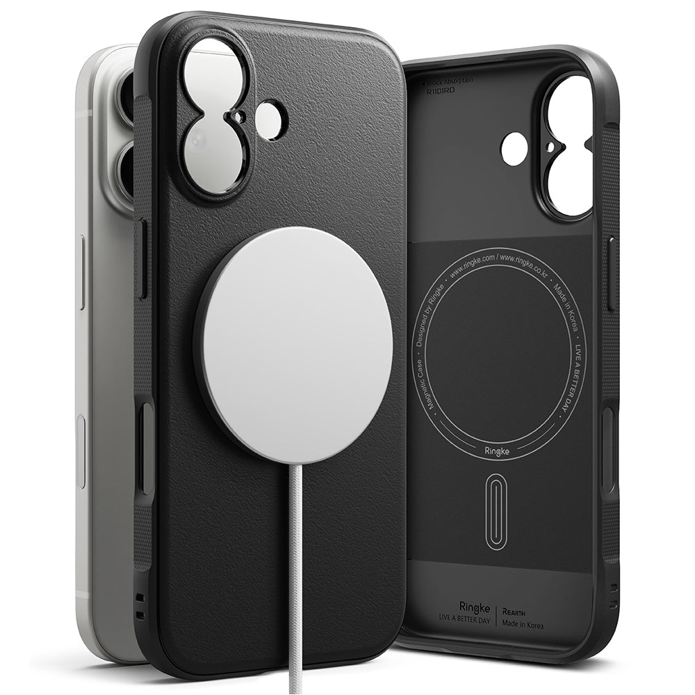 Custodia MagSafe per Apple iPhone 17, Ringke, Onyx, Nera