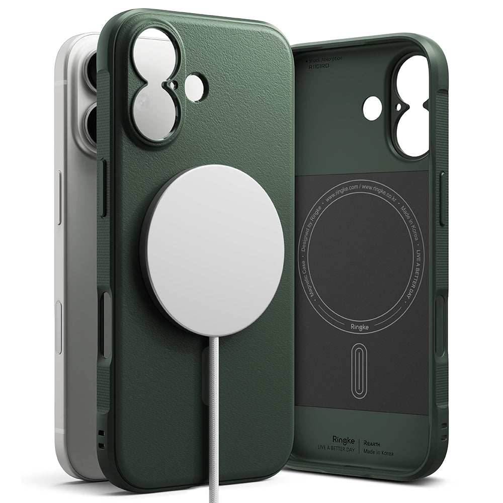 Custodia MagSafe per Apple iPhone 17, Ringke, Onyx, Verde Scuro