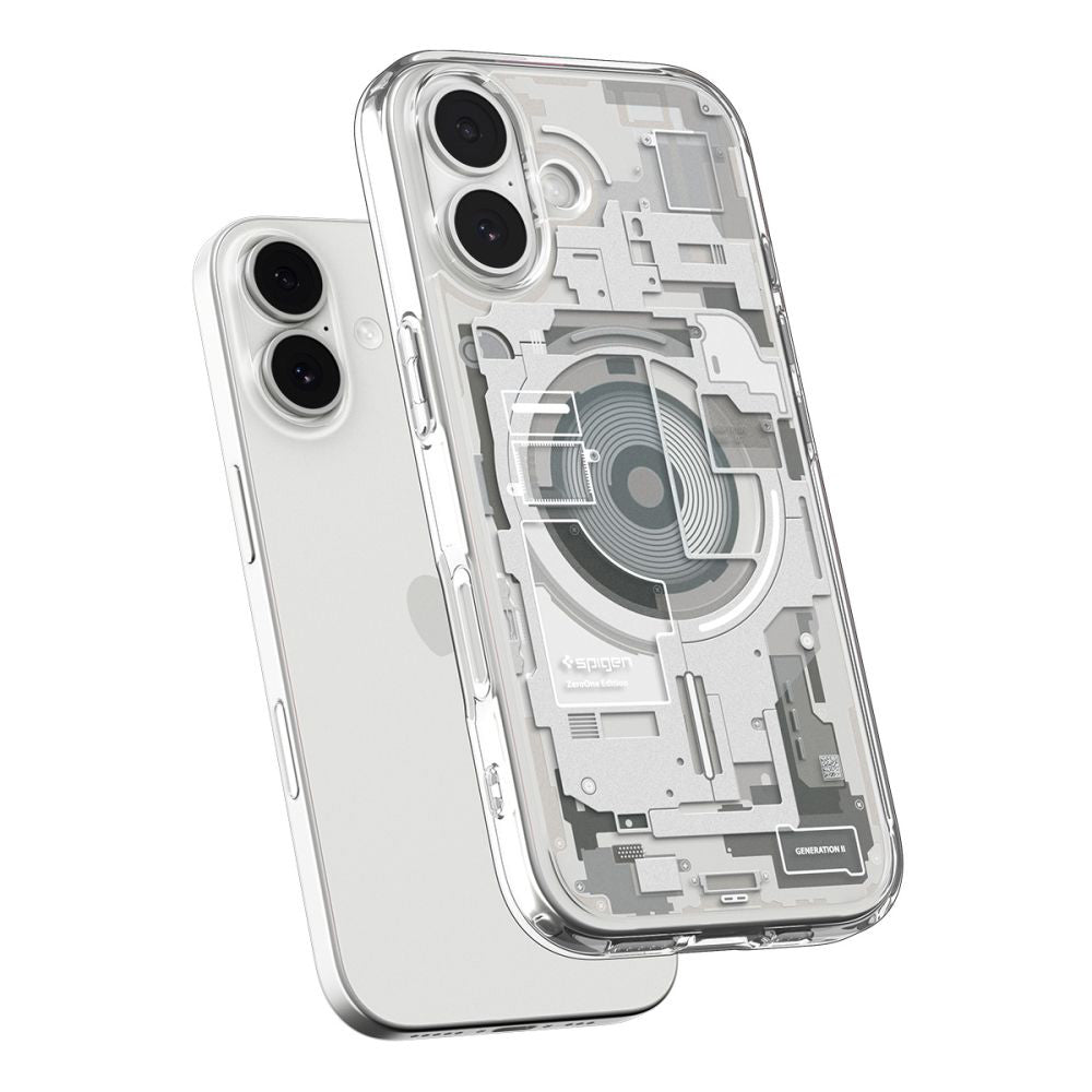 Custodia MagSafe per Apple iPhone 17, Spigen, Ultra Hybrid Zero One, Beige ACS10386