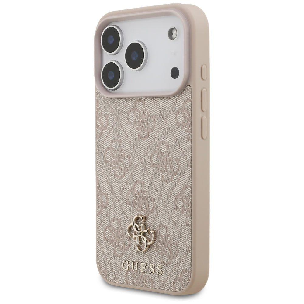 Custodia MagSafe per Apple iPhone 18 Pro / 17 Pro, Guess, 4G Small and Classic, Rosa