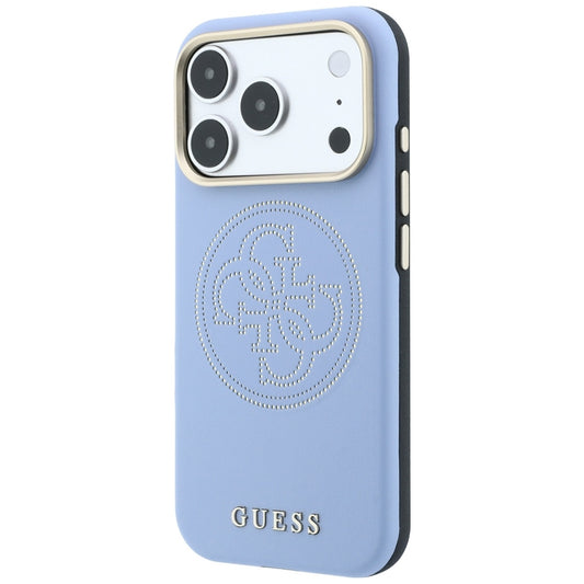 Custodia MagSafe per Apple iPhone 18 Pro / 17 Pro, Guess, Perforata 4G, Blu