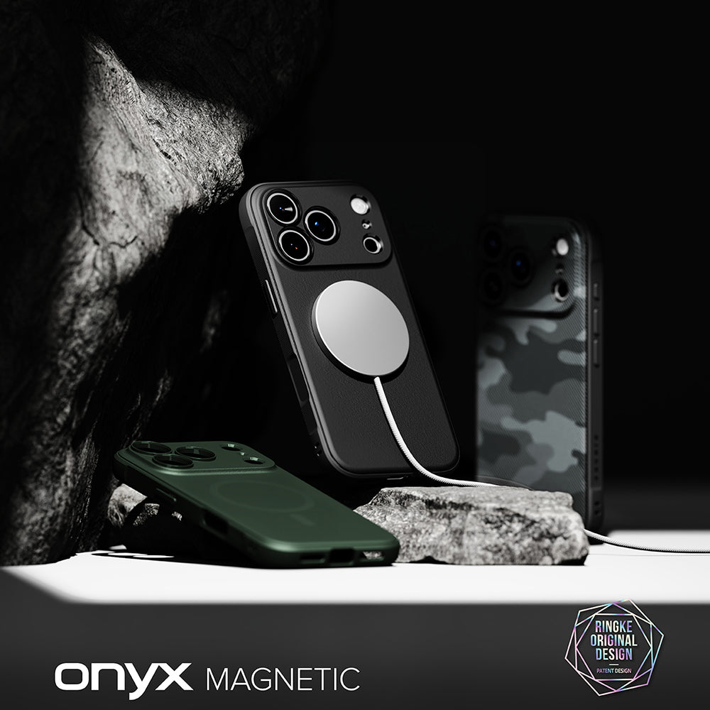 Custodia MagSafe per Apple iPhone 18 Pro / 17 Pro, Ringke, Onyx, Verde Scuro