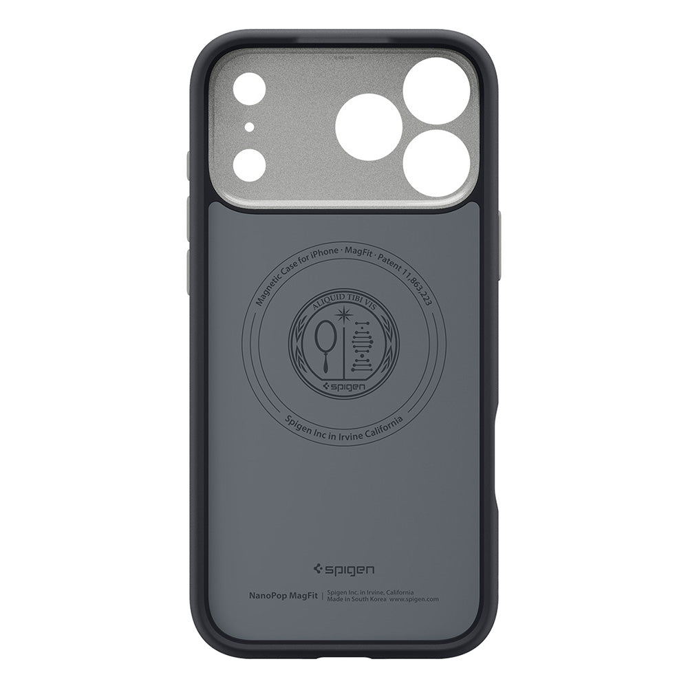 Custodia MagSafe per Apple iPhone 18 Pro / 17 Pro, Spigen, Caseology Nano Pop, Nera ACS12177