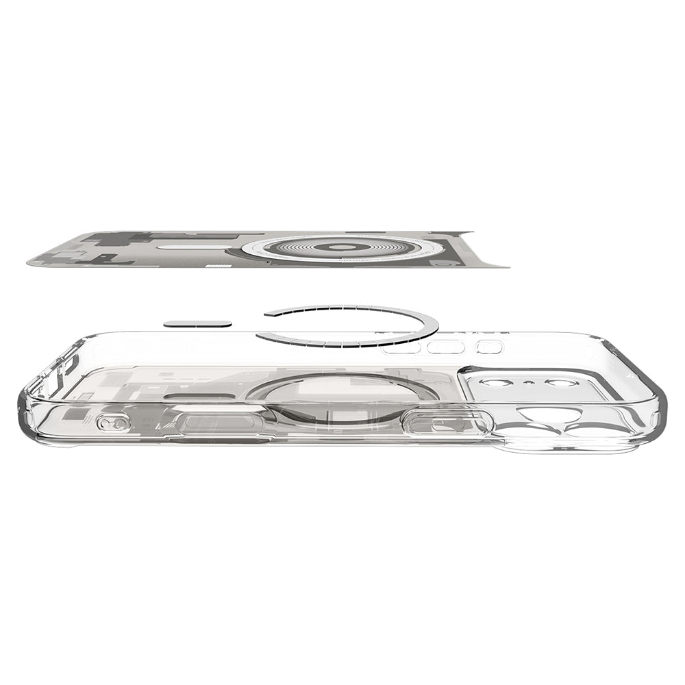 Custodia MagSafe per Apple iPhone 18 Pro / 17 Pro, Spigen, Ultra Hybrid Zero One, Beige ACS12164