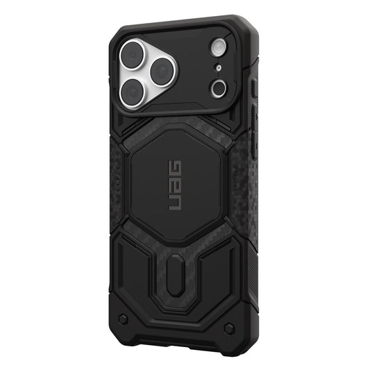 Custodia MagSafe per Apple iPhone 18 Pro / 17 Pro, Urban Armor Gear, Monarch Pro Carbon, Nera