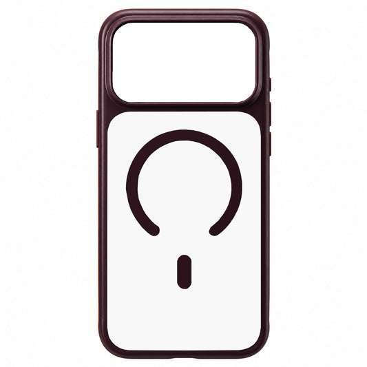 Custodia MagSafe per Apple iPhone 18 Pro Max / 17 Pro Max, Blueo, delicata sulla pelle e antiurto, bordeaux satinato