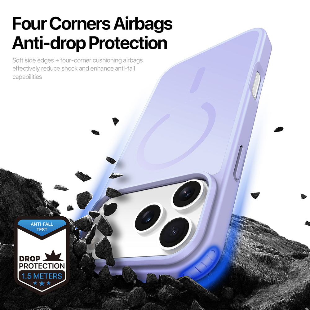 Custodia MagSafe per Apple iPhone 18 Pro Max / 17 Pro Max, DUX DUCIS, Yind, Viola Chiaro