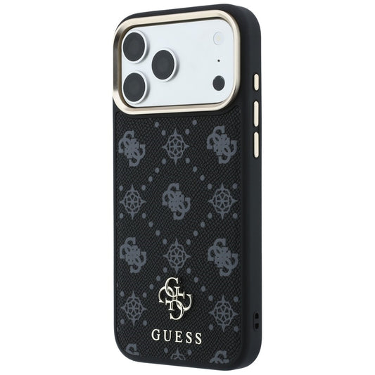 Custodia MagSafe per Apple iPhone 18 Pro Max / 17 Pro Max, Guess, Peony 4G Small Logo, Nera