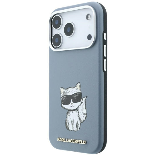 Custodia MagSafe per Apple iPhone 18 Pro Max / 17 Pro Max, Karl Lagerfeld, Choupette Sketch, Blu