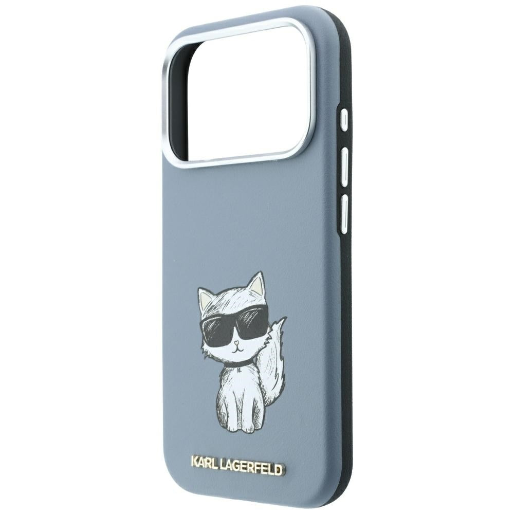 Custodia MagSafe per Apple iPhone 18 Pro Max / 17 Pro Max, Karl Lagerfeld, Choupette Sketch, Blu