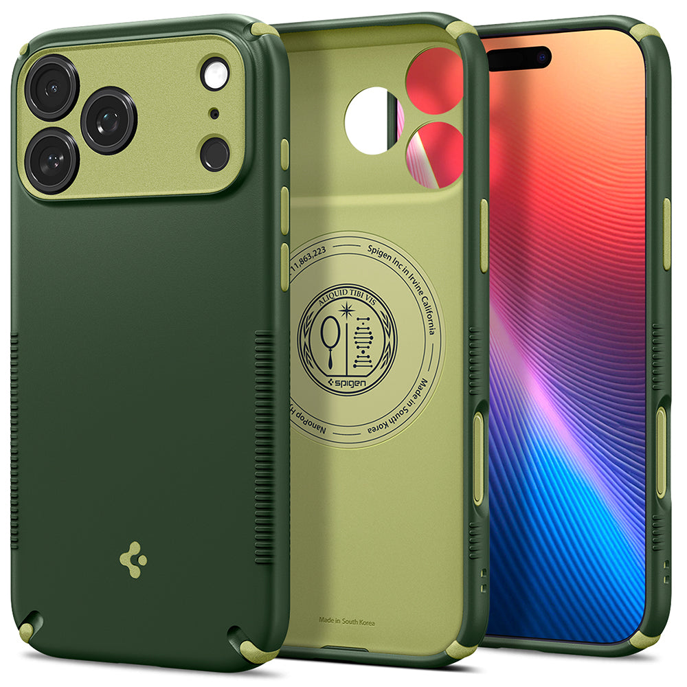 Custodia MagSafe per Apple iPhone 18 Pro Max / 17 Pro Max, Spigen, Caseology Nano Pop Hybrid, Verde ACS12139