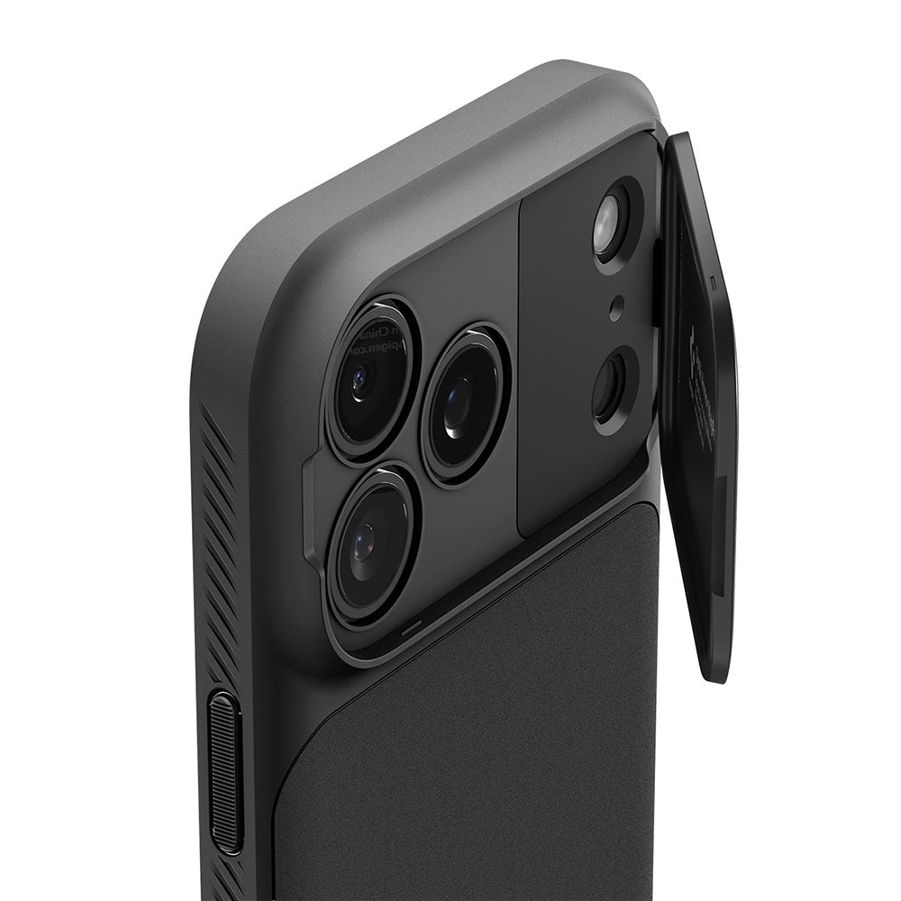MagSafe Case for Apple iPhone 18 Pro Max / 17 Pro Max, Spigen, Optik Armor, Black ACS09900