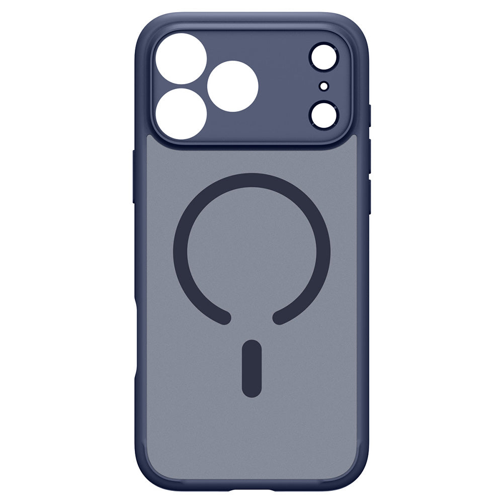 Custodia MagSafe per Apple iPhone 18 Pro Max / 17 Pro Max, Spigen, Ultra Hybrid, Blu Marino Satinato ACS11918