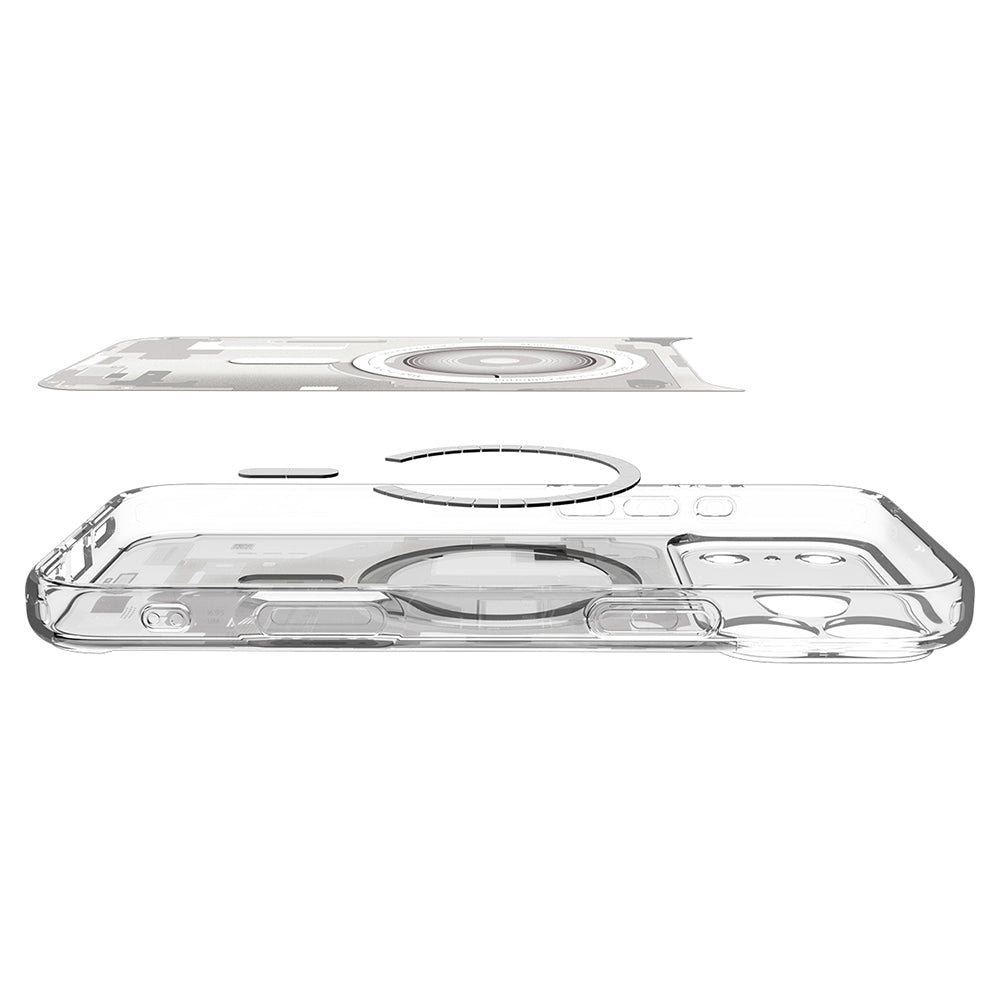 Custodia MagSafe per Apple iPhone 18 Pro Max / 17 Pro Max, Spigen, Ultra Hybrid Zero One, Bianca ACS12126