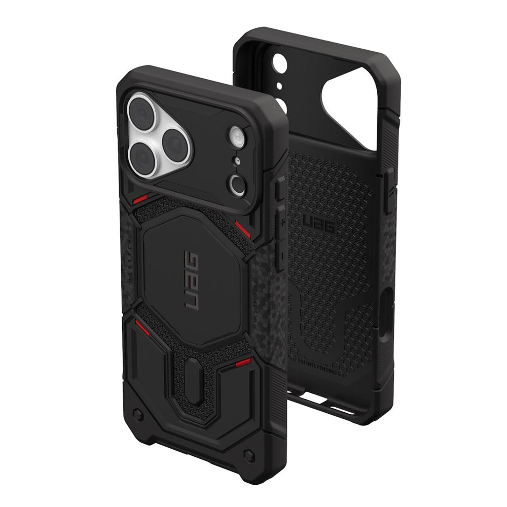 Custodia MagSafe per Apple iPhone 18 Pro Max / 17 Pro Max, Urban Armor Gear Kevlar, Monarch Pro, Nera
