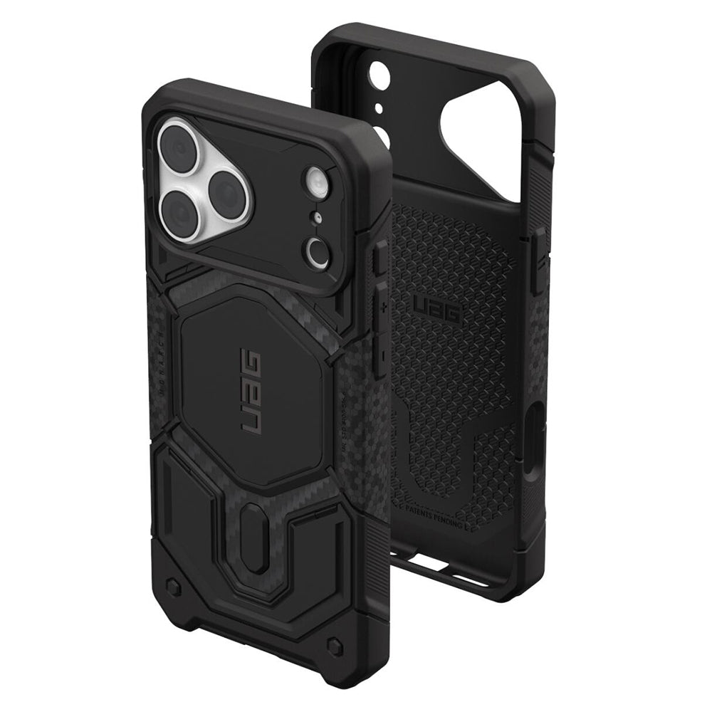 Custodia MagSafe per Apple iPhone 18 Pro Max / 17 Pro Max, Urban Armor Gear, Monarch Pro Carbon, Nera