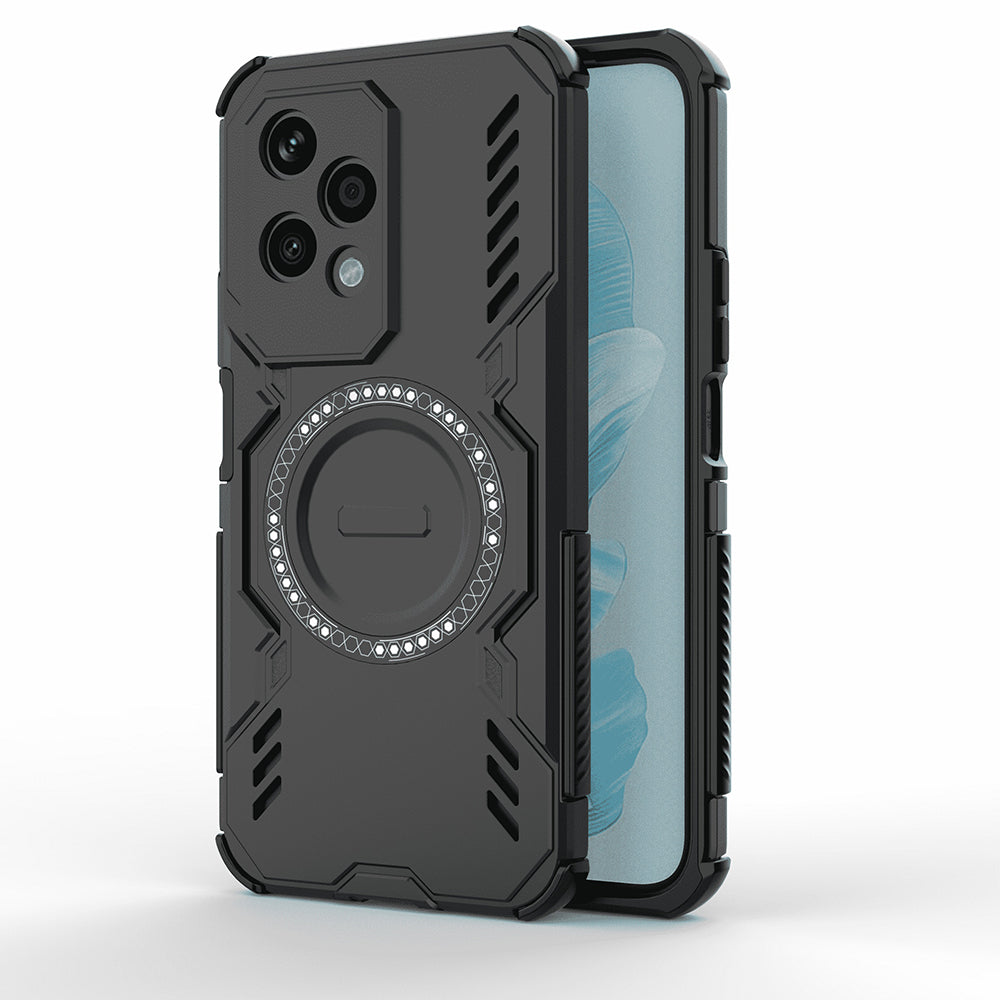 Custodia MagSafe per Honor 200 Lite, Techsuit, ArmorMag, Nera