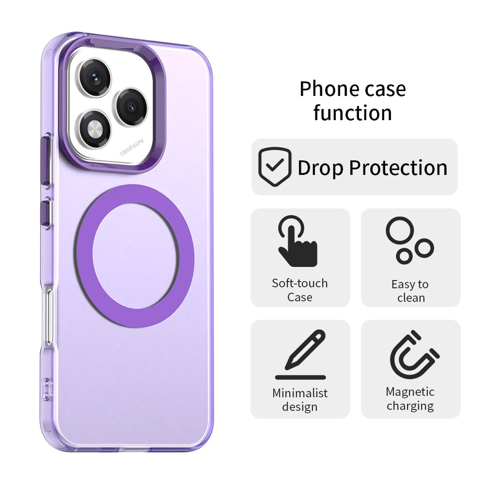 Custodia MagSafe per Honor 400 Lite, Techsuit, CandyCase, Viola
