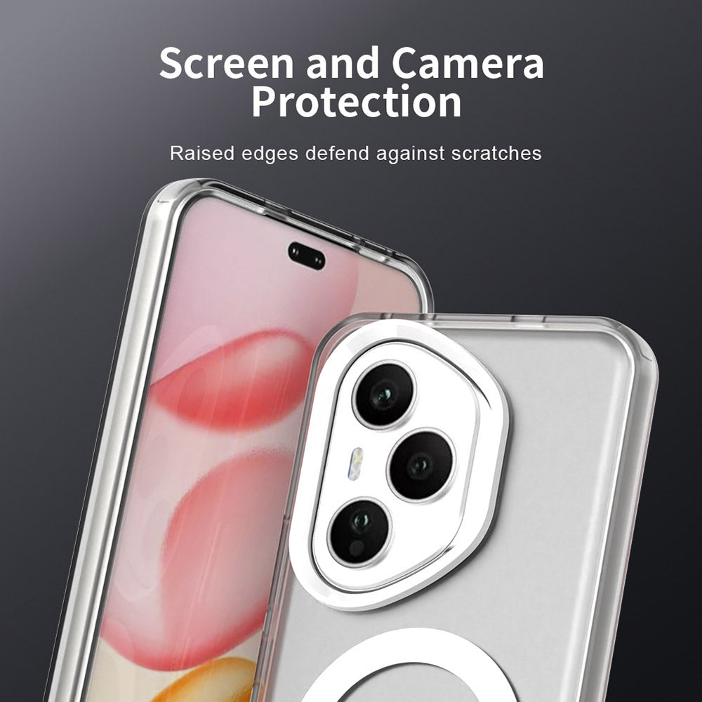 Custodia MagSafe per Honor 400 Pro, Techsuit, CandyCase, Bianca
