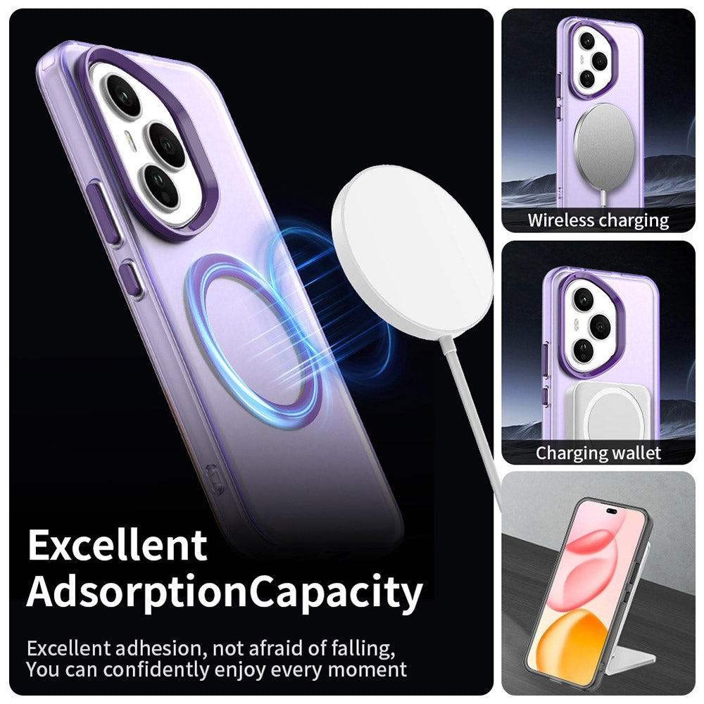 Custodia MagSafe per Honor 400 Pro, Techsuit, CandyCase, Viola