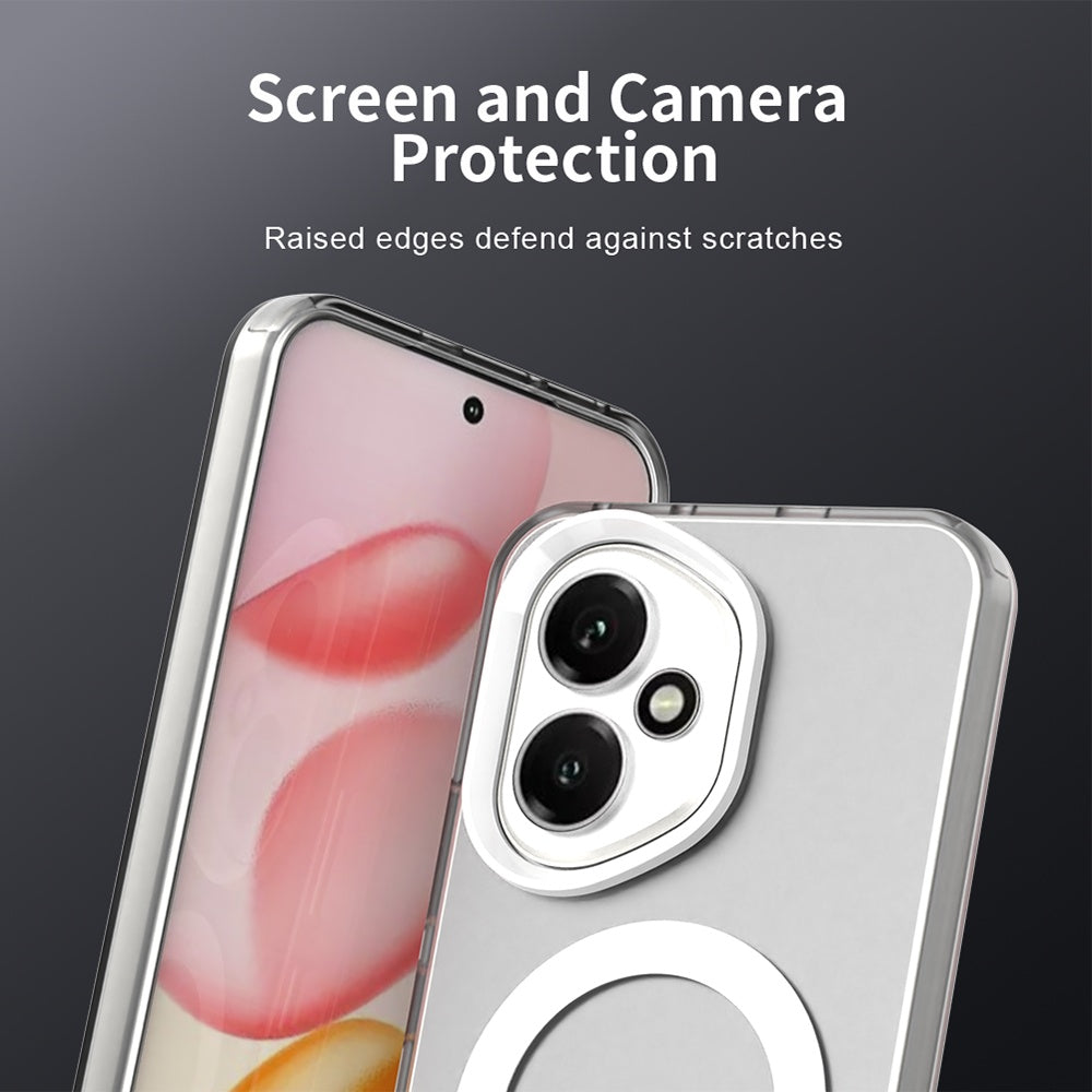 Custodia MagSafe per Honor 400, Techsuit, CandyCase, Bianca