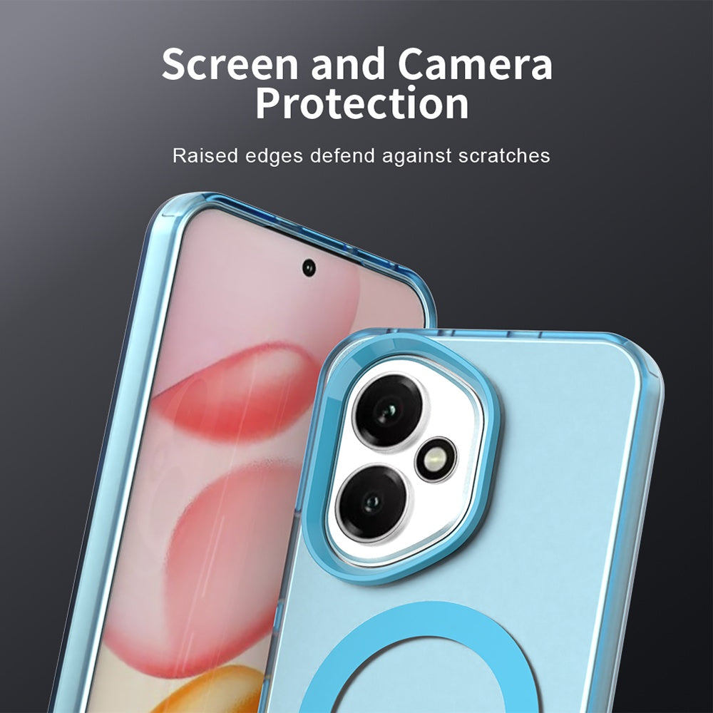 Custodia MagSafe per Honor 400, Techsuit, CandyCase, Blu