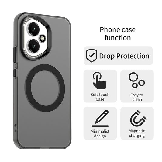Custodia MagSafe per Honor 400, Techsuit, CandyCase, Nera