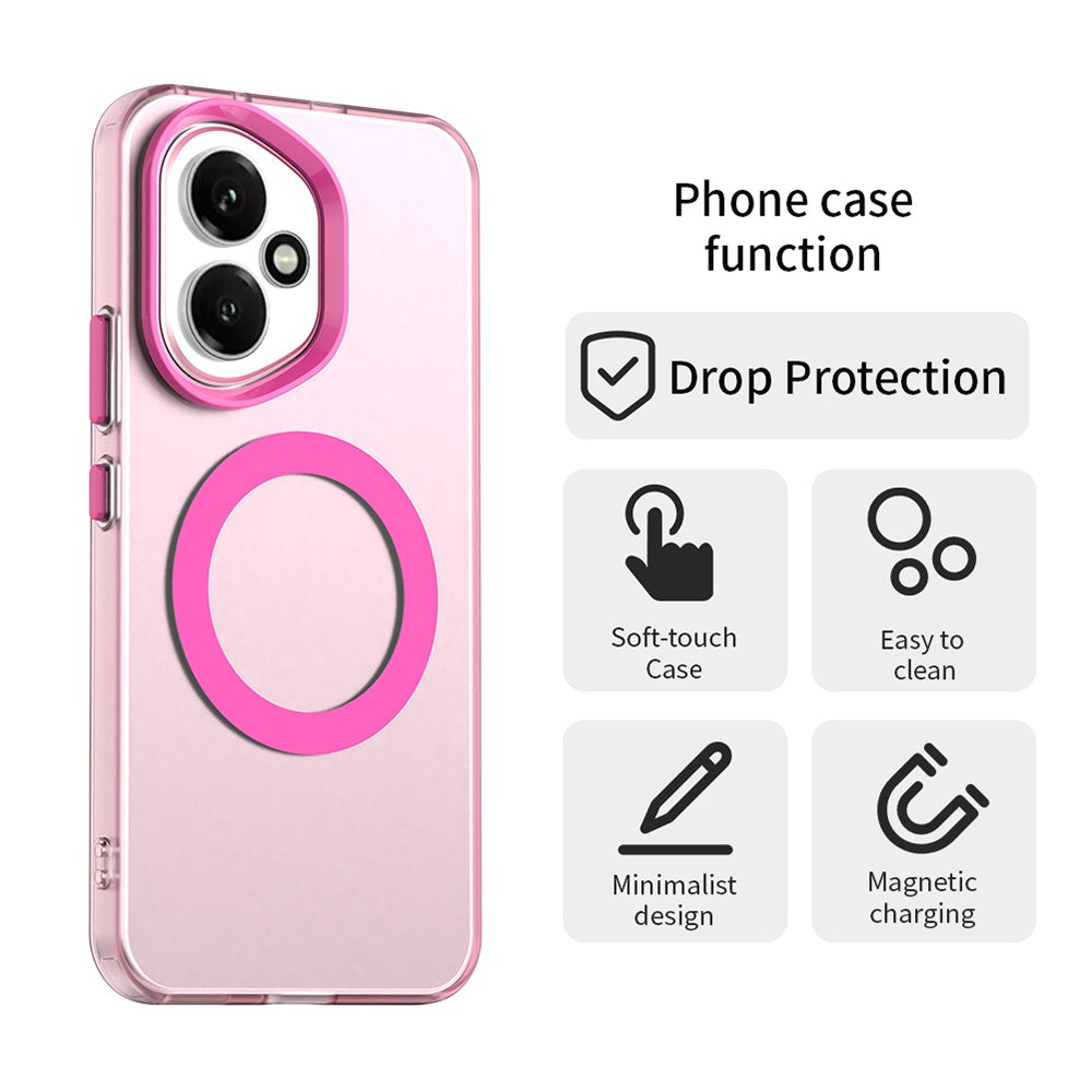 Custodia MagSafe per Honor 400, Techsuit, CandyCase, Rosa