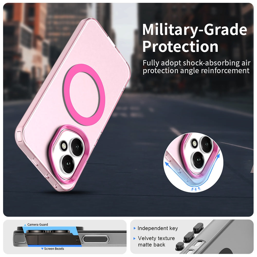 Custodia MagSafe per Honor 400, Techsuit, CandyCase, Rosa