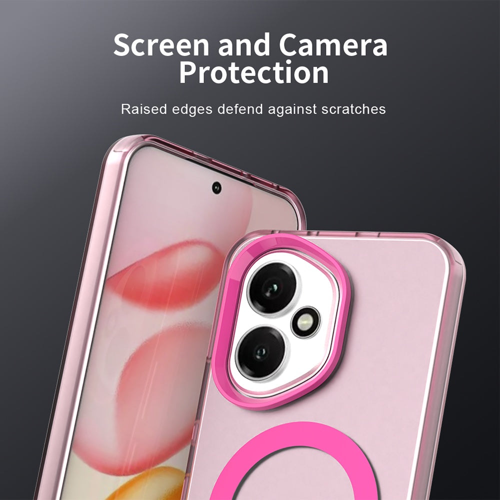 Custodia MagSafe per Honor 400, Techsuit, CandyCase, Rosa