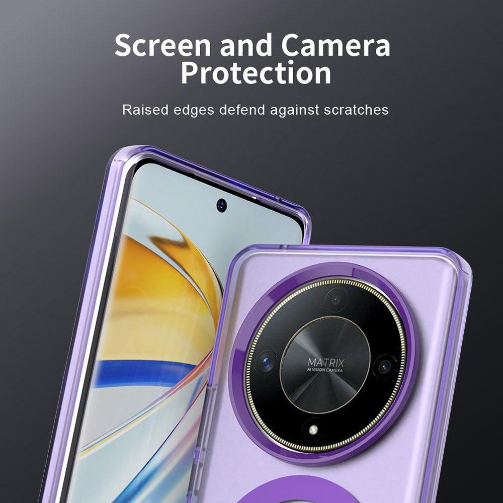Custodia MagSafe per Honor Magic6 Lite, Techsuit, CandyCase, Viola