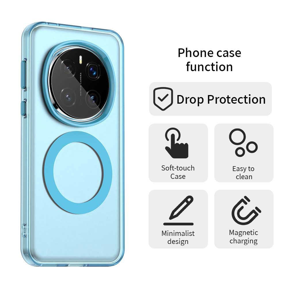 Custodia MagSafe per Honor Magic7 Pro, Techsuit, CandyCase, Blu