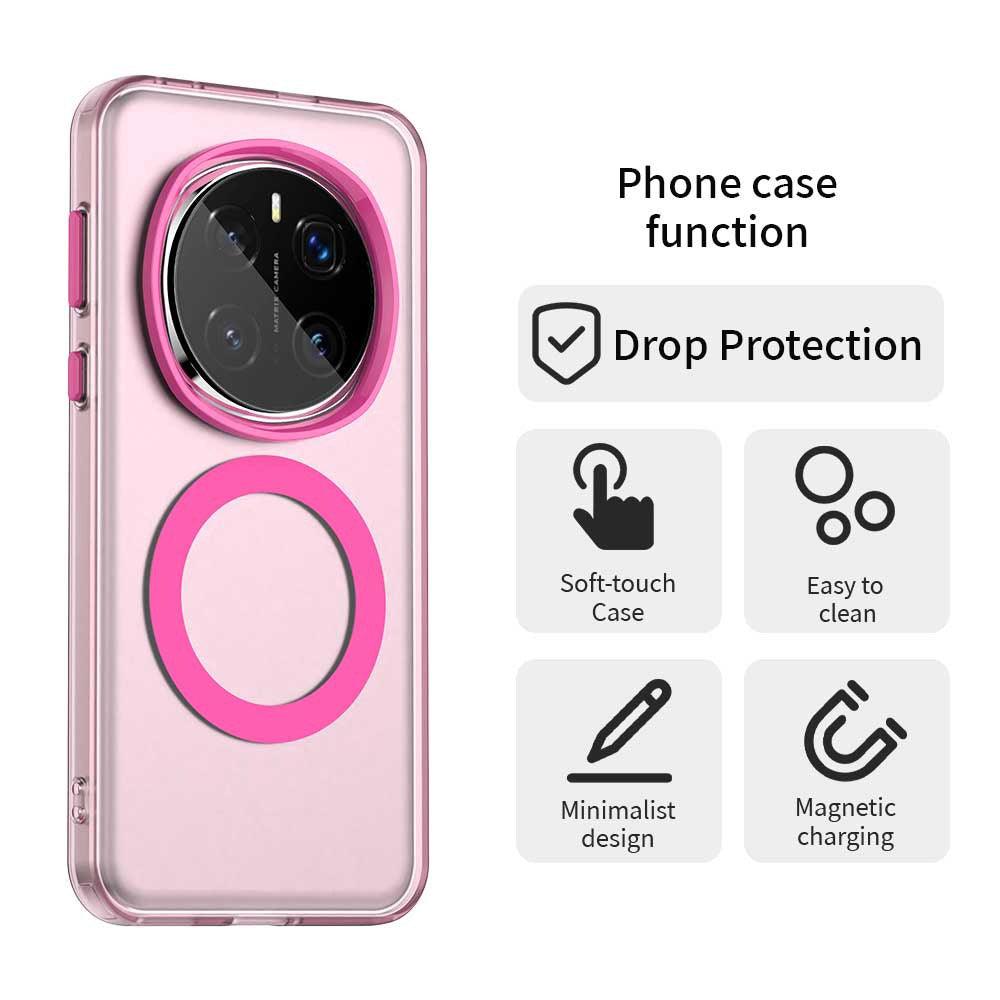 Custodia MagSafe per Honor Magic7 Pro, Techsuit, CandyCase, Rosa