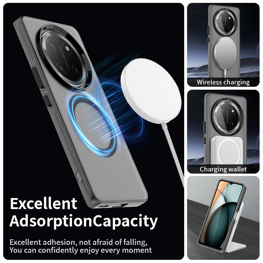 Custodia MagSafe per Honor X9c / Magic7 Lite, Techsuit, CandyCase, Nera