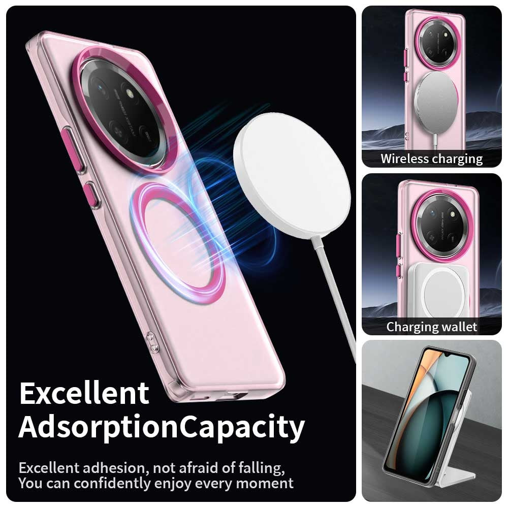 Custodia MagSafe per Honor X9c / Magic7 Lite, Techsuit, CandyCase, Rosa
