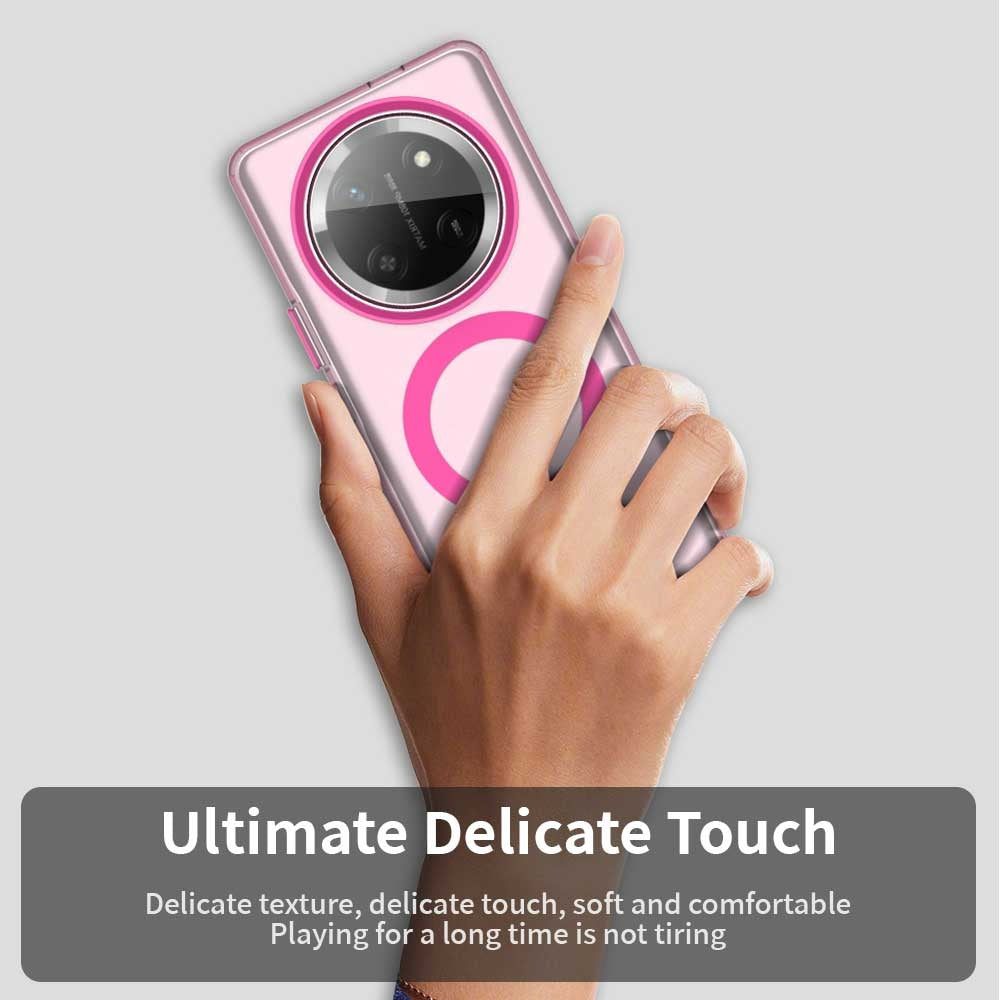 Custodia MagSafe per Honor X9c / Magic7 Lite, Techsuit, CandyCase, Rosa