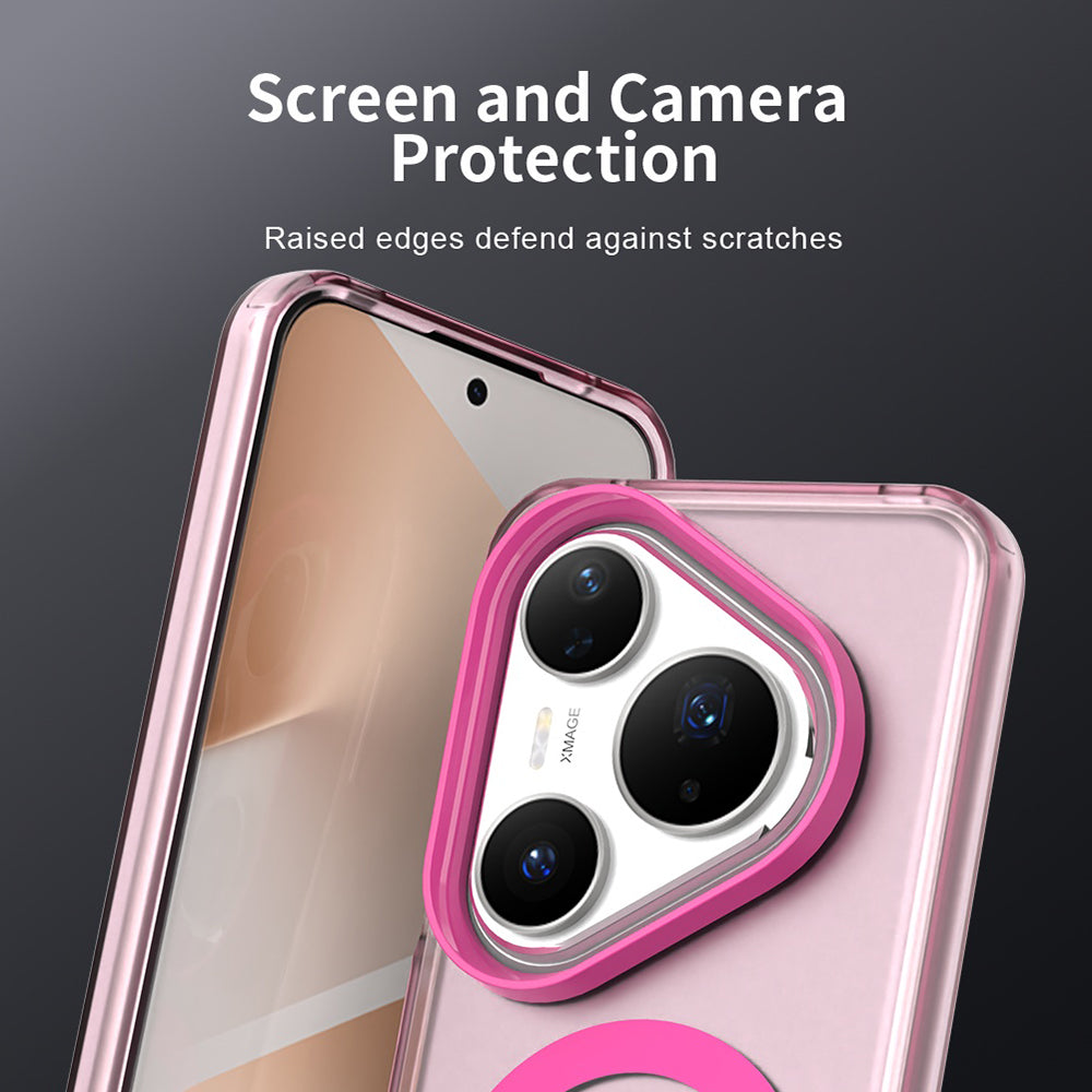 Custodia MagSafe per Huawei Pura 80 Pro, Techsuit, CandyCase, Rosa