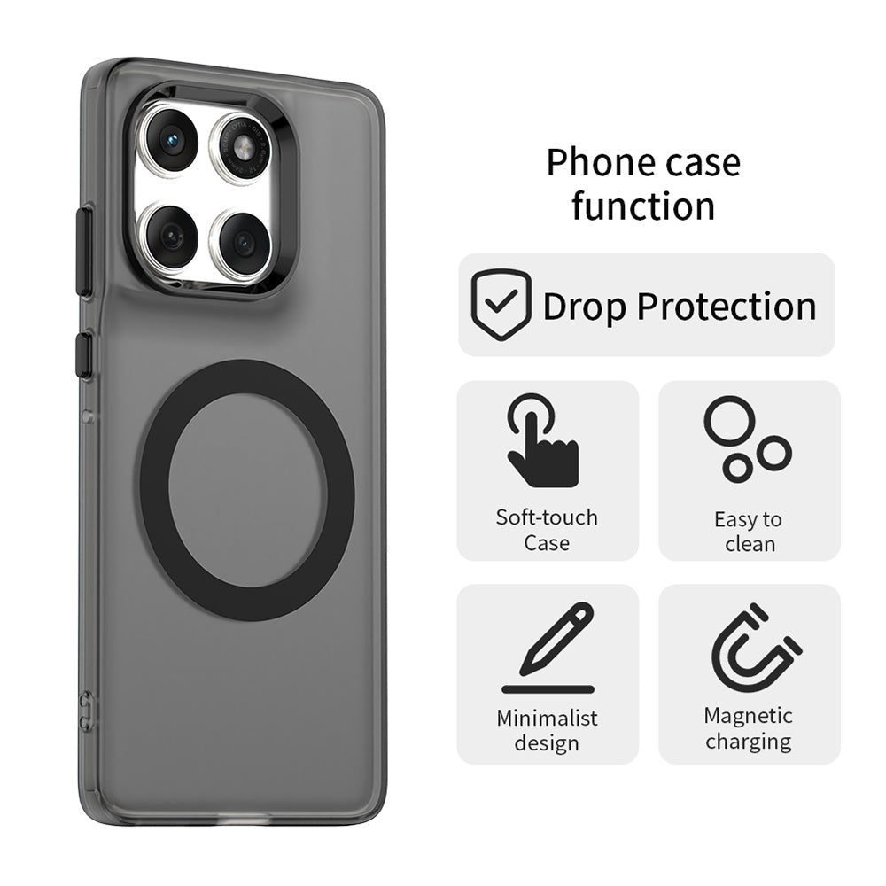 Custodia MagSafe per Motorola Edge 60 Fusion / Edge 60, Techsuit, CandyCase, Nera