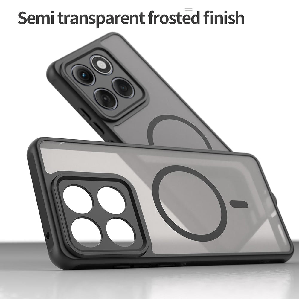 Custodia MagSafe per Motorola Edge 60 Pro, Techsuit, HaloFrost II, Verde