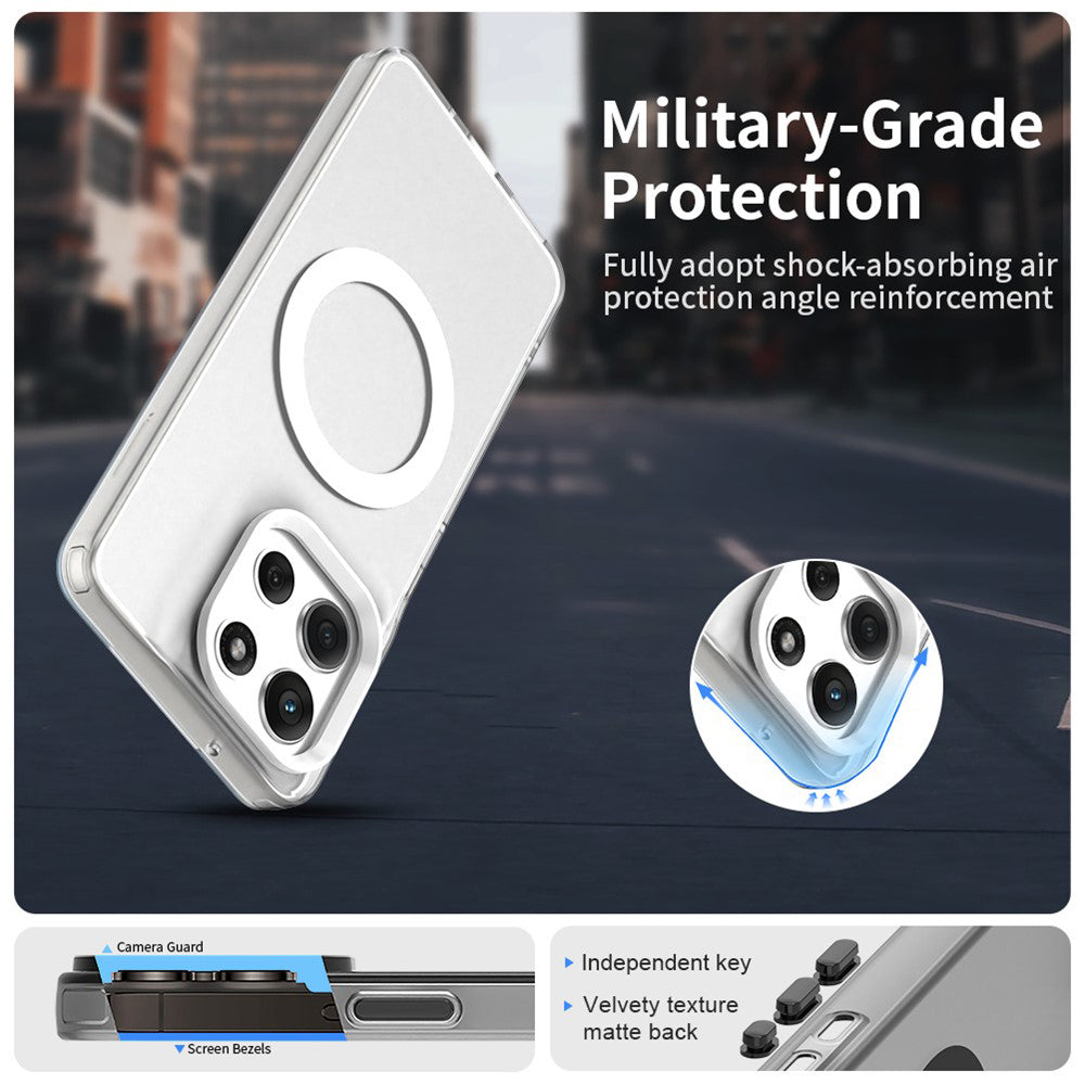 Custodia MagSafe per Motorola Moto G86, Techsuit, CandyCase, Bianca