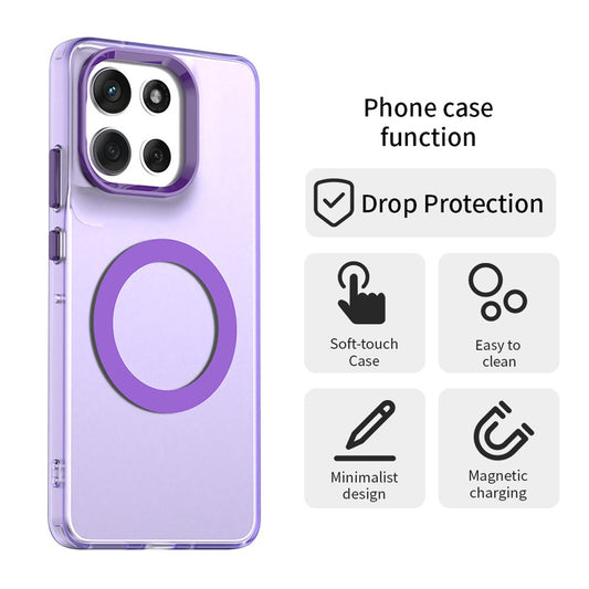 Custodia MagSafe per Motorola Moto G86, Techsuit, CandyCase, Viola