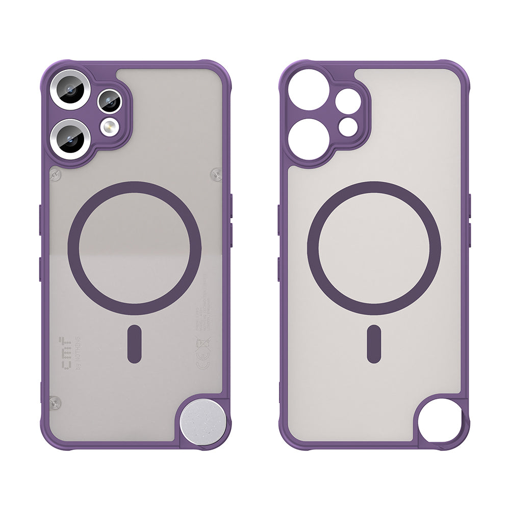 Custodia MagSafe per Nothing CMF Phone 2 Pro, Techsuit, HaloFrost II, Viola