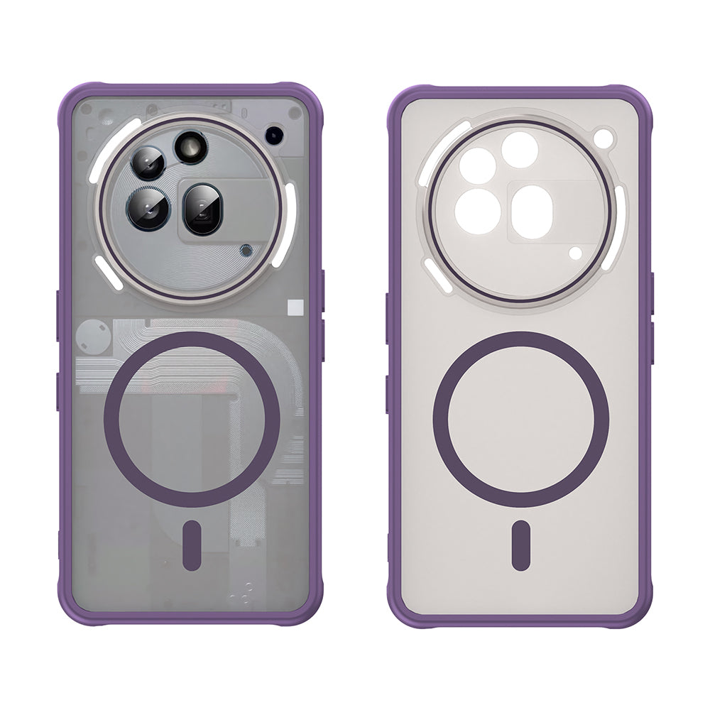 Custodia MagSafe per Nothing Phone (3a) Pro, Techsuit, HaloFrost II, Viola