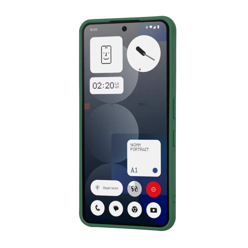 Custodia MagSafe per Nothing Phone (3a) Pro, Techsuit, HaloFrost, Verde