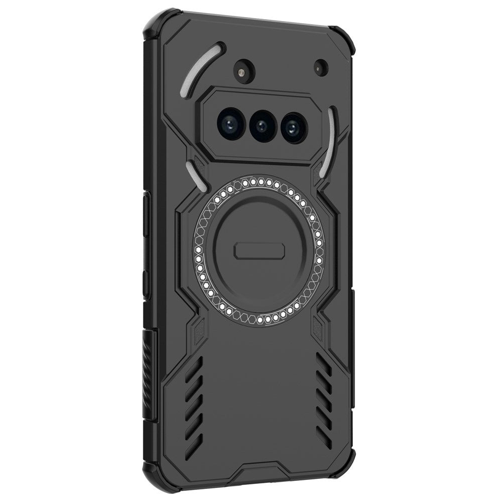 Custodia MagSafe per Nothing Phone (3a), Techsuit, ArmorMag, Nera